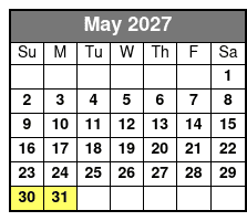 Skyway - Gulfport Location May Schedule
