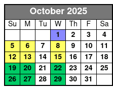 Skyway - SkyBeach Resort October Schedule