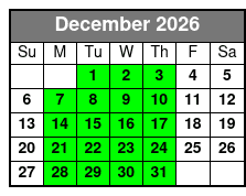 Skyway - SkyBeach Resort December Schedule