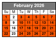 Late Night Special February Schedule