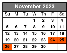 St. Pete Sandbar Party (March-October): St. Pete Sandbar Party (March-October) 10:00 November Schedule