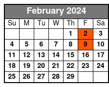 St. Pete Sandbar Party (March-October): St. Pete Sandbar Party (March-October) 10:00 February Schedule