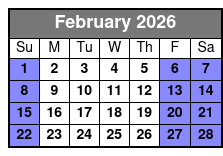 St. Pete Winter Booze Cruise February Schedule