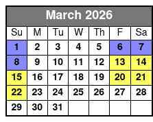 Booze Cruise - Gulfport Marina March Schedule