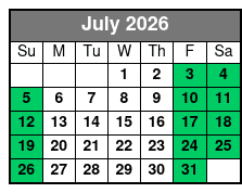 Booze Cruise - Gulfport Marina July Schedule