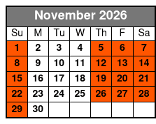 Tampa Bar Crawl on a 2023 Street Legal Golf Cart November Schedule