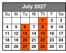 Dolphin /Shelling/Snorkeling Tours Private Charters July Schedule