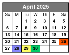 Allens Aquatic Adventures April Schedule
