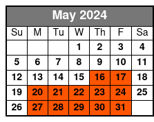 Mini-Boat Rental May Schedule