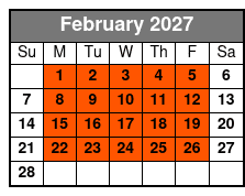 Mini-Boat Rental in Tampa Bay, FL February Schedule