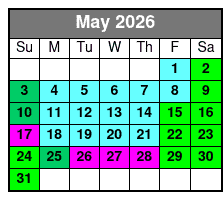Busch Gardens Single Day Ticket  May Schedule