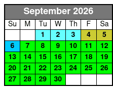 Busch Gardens Tampa September Schedule