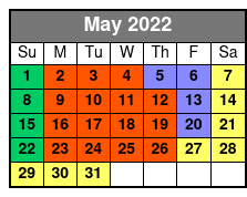 Busch Gardens & Adventure Island 2 Park 2 Day Combo Ticket May Schedule
