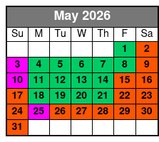 Busch Gardens & Adventure Island 2 Park 2 Day Combo Ticket May Schedule