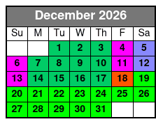 Busch Gardens & Aquatica 2 Park 2 Day Combo Ticket  December Schedule