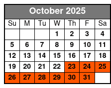 Busch Gardens Tampa Bay Howl-O-Scream Night Ticket October Schedule