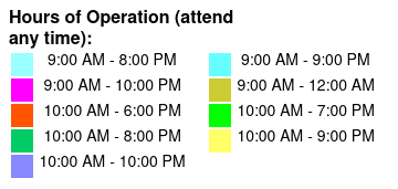 Busch Gardens Single Day Ticket   Color Key