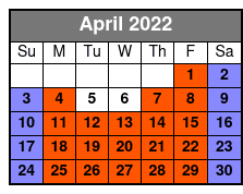 Adventure Island Waterpark - Tampa, FL April Schedule