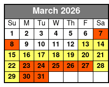 Adventure Island Tampa Water Park - Tampa FL March Schedule