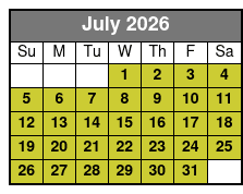 Adventure Island Tampa Water Park - Tampa FL July Schedule