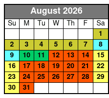 Adventure Island Tampa Water Park - Tampa FL August Schedule