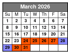 Adventure Island Waterpark & Busch Gardens Two Park Combo Ticket  March Schedule