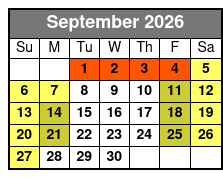 Adventure Island Waterpark Park Fun Card Ticket September Schedule
