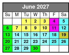 Adventure Island Waterpark Park Fun Card Ticket June Schedule