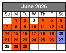 4 Hour Beach Tour in Tierra Verde June Schedule