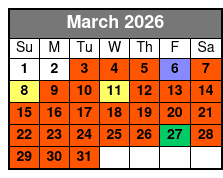 Downtown St Pete Meeting Point March Schedule