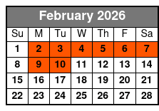 The Official Ybor City Ghost Tour February Schedule