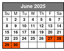 3 Hour Shared Shell Key Deck Boat Adventure June Schedule