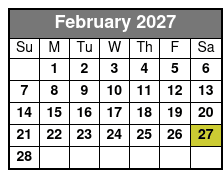 St. Pete Dolphin Watching and Island Sunset Cruise February Schedule