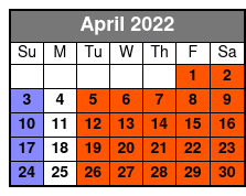 Starlite Majesty 2 1/2 - 3 Hour Sightseeing Cruise of Clearwater Beach, FL (No Meal Included) April Schedule