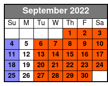 Starlite Majesty 2 1/2 - 3 Hour Sightseeing Cruise of Clearwater Beach, FL (No Meal Included) September Schedule