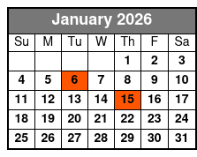 Starlite Majesty Lunch Cruise Clearwater Beach (Lunch For Additional Cost) January Schedule