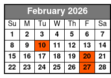 Starlite Majesty Lunch Cruise Clearwater Beach (Lunch For Additional Cost) February Schedule