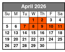 Starlite Majesty Lunch Cruise Clearwater Beach (Lunch For Additional Cost) April Schedule