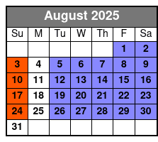 Starlite Majesty Dinner Cruise Clearwater Beach (Dinner For Additional Cost) August Schedule