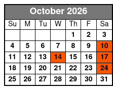 Starlite Majesty Dinner Cruise Clearwater Beach (Dinner For Additional Cost) October Schedule