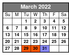 Starlite Majesty Cruises March Schedule