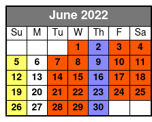 Starlite Majesty Cruises June Schedule