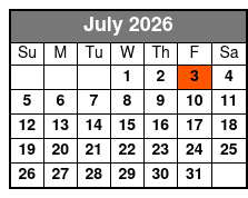 Tampa Lunch & Dinner Cruises aboard the Starlite Majesty of Clearwater Beach, FL July Schedule