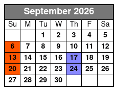 Starlite Infinity Dining Yacht - Daytime Cruise with Music (Lunch For Additional Cost) September Schedule
