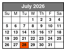 Starlite Infinity Dining Yacht - Daytime Cruise (Lunch For Additional Cost) July Schedule