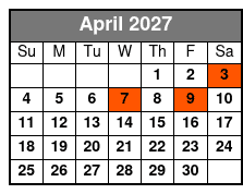 Starlite Infinity Dining Yacht - Daytime Cruise (Lunch For Additional Cost) April Schedule