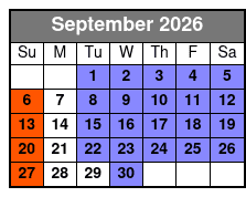 Starlite Infinity Dining Yacht - Evening Cruise (Dinner For Additional Cost) September Schedule