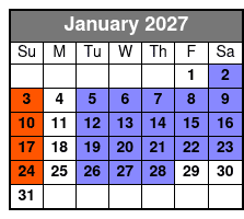 Starlite Infinity Dining Yacht - Evening Cruise (Dinner For Additional Cost) January Schedule
