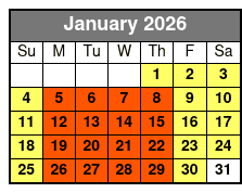 The Florida Aquarium: Entry Ticket January Schedule