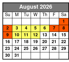 The Florida Aquarium: Entry Ticket August Schedule